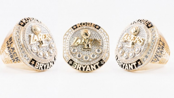 El lujoso anillo que Los Angeles Lakers le regalaron a Kobe Bryant