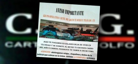 Los volantes del CDG distribuidos en Tepito.