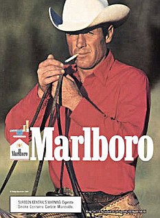  Lawson fue la imagen del vaquero fumando en los anuncios impresos de Marlboro de 1978 a 1981. (Foto: AP/Archivo )