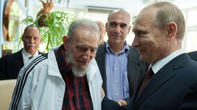 EFE Fidel Castro recibió a Vladimir Putin durante su reciente visita a Cuba