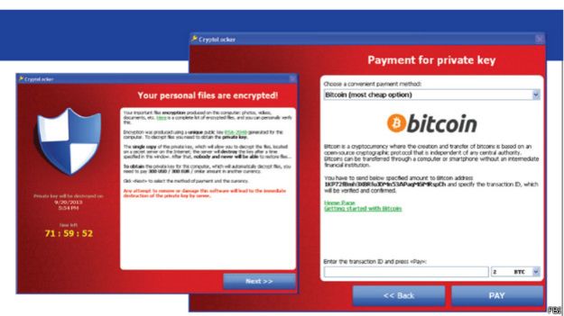 Estan eran las pestañas que avisaban del 'secuestro' que hacía el software de Bogachev. Estan eran las pestañas que avisaban del 'secuestro' que hacía el software de Bogachev.