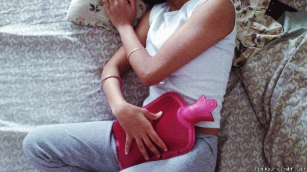 La artista reivindica la menstruación como algo que no hay que esconder. La artista reivindica la menstruación como algo que no hay que esconder.