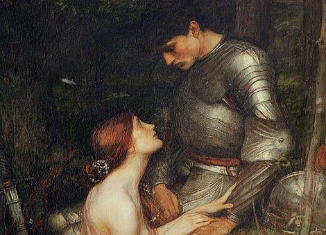 Lamia y el soldado de John William Waterhouse