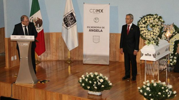 Las autoridades consevaron el cuerpo de Ángela en la morgue.