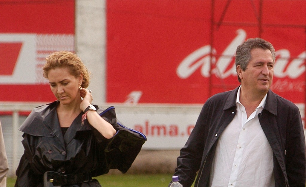 Jorge Vergara y Angélica Fuentes Los dueños de Chivas. 