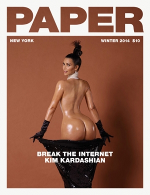 Kim Kardashian desnuda su mayor activo: su trasero