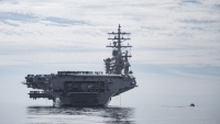 El portaviones estadounidense Dwight Eisenhower.