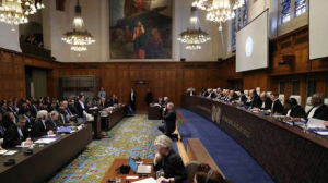 La Corte Internacional de Justicia en La Haya, Países Bajos.