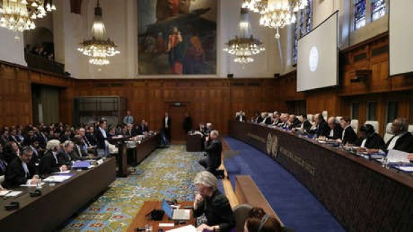 La Corte Internacional de Justicia en La Haya, Países Bajos.