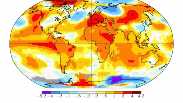 NASA: La Tierra ha alcanzado su récord de temperatura máxima