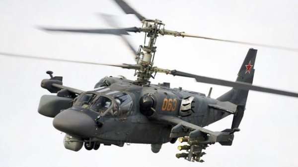 Helicóptero militar ruso Ka-52. Imagen ilustrativa.