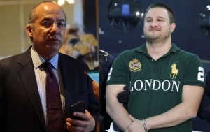 "La Barbie" (derecha) fue arrestado durante la administración del presidente Felipe Calderón (izquierda).