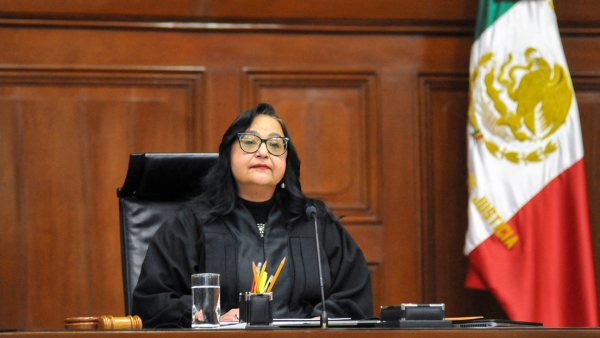 La presidenta de la Suprema Corte de Justicia de la Nación, Norma Lucía Piña, el 2 de enero del 2023.