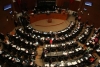 Sesión en el Senado.