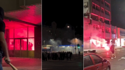 Protestas masivas en Serbia: manifestantes destrozan edificios gubernamentales