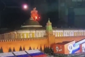 Ucrania trató de atacar el Kremlin con drones