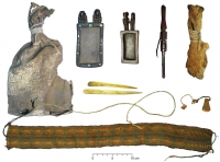 Paquete ritual con distintos objetos para consumir estupefacientes utilizados hace más de mil años en la actual Bolivia Juan Albarracin