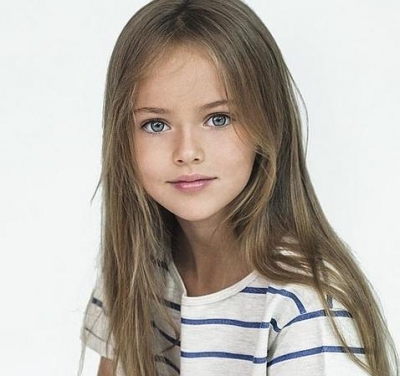 La pequeña Kristina Pimenova en una foto de su Instagram
