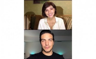 Vadhir Derbez y Silvana Prince.