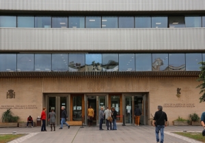 Entrada a la Audiencia Provincial de Castellón, sede del juicio