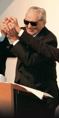 Michele Ferrero en un acto del año 2010.