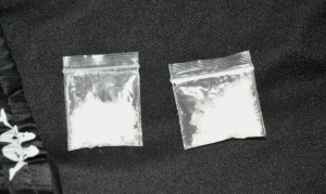 Esta droga suele presentarse en forma de polvo blanco, similar a la cocaína. Crédito: Miami Beach Police Department