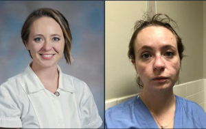 El cansancio en el rostro de Kathry Niveyy es más que evidente.