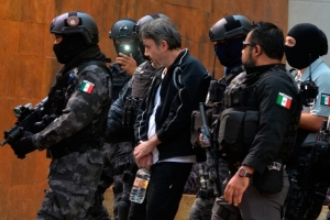 Dámaso López, &quot;El Licenciado&quot;, tras ser capturado en la CDMX en mayo de 2017.