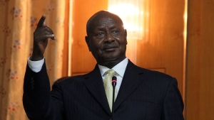 El presidente de Uganda, Yoweri Museveni.