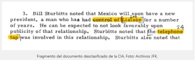EU: Documento desclasificado revela que López Portillo habría colaborado con la CIA