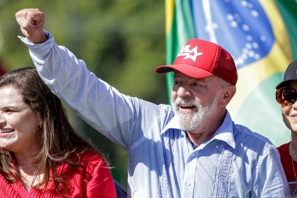 Luiz Inácio Lula da Silva en Recife, Brasil. 14 de octubre de 2022.