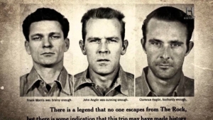 Los hermanos Clarence y John Anglin y Frank Morris.