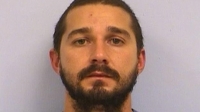 Shia LaBeouf después de ser arrestado en Austin, Texas