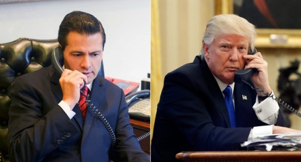 Enrique Peña Nieto, presidente de México. Foto: Cuartoscuro / Donald Trump, presidente de EEUU.