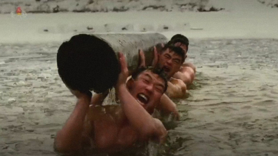 Video épico muestra los duros ejercicios invernales de los militares norcoreanos