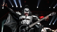 Gene Simmons durante la gira 'End of the road' de la banda KISS, en Chicago, el 12 de marzo de 2019.
