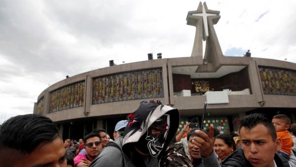 El luchador mexicano La Parka en la Ciudad de México. 22 de agosto de 2018.