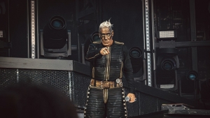 Till Lindemann, de la agrupación Rammstein, durante un concierto en Helsinki (Finlandia), el 28 de mayo de 2023.
