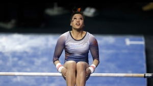 La gimnasta estadounidense, Samantha Cerio.