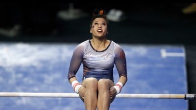 La gimnasta estadounidense, Samantha Cerio.  