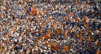 Unas 800.000 personas se manifiestan por la independencia de Cataluña