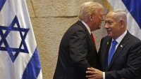 El presidente de EE.UU., Donald Trump, y el primer ministro de Israel, Benjamín Netanyahu.