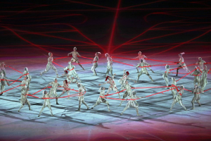 Sobria inauguración en Tokio.