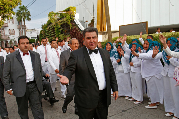 Naasón Joaquín García, líder de la iglesia La Luz del Mundo, en una imagen de 2018.