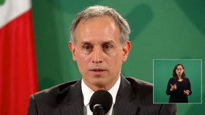 El subsecretario de Prevención y Promoción de la Salud, Hugo López-Gatell durante conferencia de prensa.