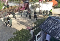 Asedio de fuerzas de seguridad de Bolivia a la Embajada de México en La Paz, Bolivia, diciembre de 2019.