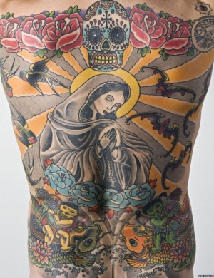 Tim Steiner aceptó que le hicieran el tatuaje hace más de 10 años.