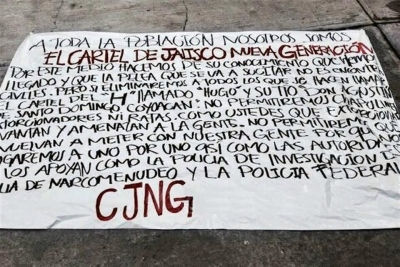 &quot;Hemos llegado&quot;: Una pancarta en Ciudad de México pone en alerta máxima a las autoridades