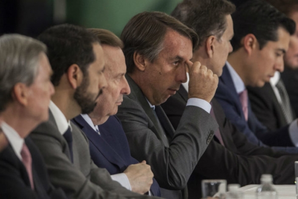 Emilio Azcárraga Jean en reunión con el Consejo Mexicano de Negocios. 