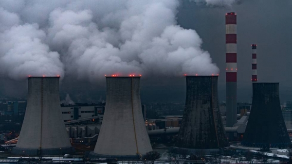 Central eléctrica de carbón de Laziska, cerca de Katowice (Polonia).